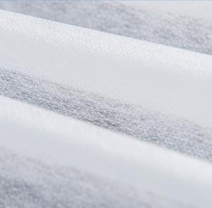 Wholesale White <strong>Nonwoven</strong> Interfacing Fabric Medium Weight Non Woven <strong>Microdot</strong> Fusible <strong>Interlining</strong> - Product Image 6