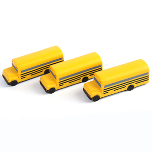 Balle anti-stress en mousse PU personnalisée avec logo, en forme de bus scolaire, jouet promotionnel pour le jeu et les cadeaux - Product Image 4