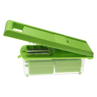 Multifunctionele Groentehakselset Met Snijmachine Shredder Rasp Op Maat Gemaakte Logo Voor Fruit En Groenten