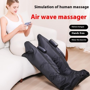Masseur de jambes à compression d'air pour le sang Masseur électrique de jambes Bottes de récupération Circulation Soulagement de la douleur Dispositif pour les pieds - Product Image 4