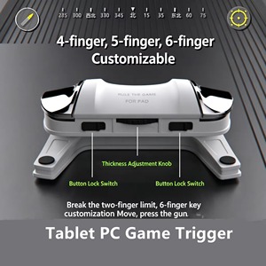 Hot Six Finger for Ipad PU BG Controller Capacitance Adjustable Mobile Game Trigger L1R1 Button Gamepad Joystick Grip Tablet - Product Image 2