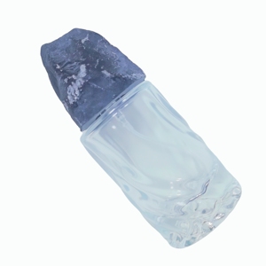 Flacon de parfum en pierre noire, flacon de parfum rechargeable, récipient de beauté décoratif - Product Image 2