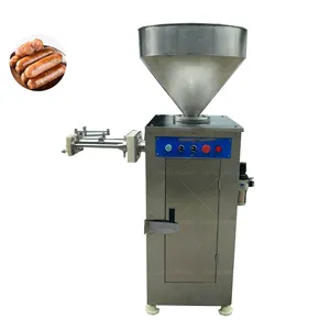 آلة حقنة شرجية أوتوماتيكية بالكامل آلة تعبئة نقانق لحم الخنزير الكمية التجارية الهوائية