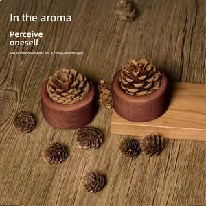 Nuovo creativo piccolo diffusore di olio Essent catasta di legna Frag arredo ornamento di lusso Reed diffusore - Product Image 3