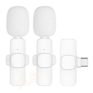 Mới K9/K1 Hồng Trắng Hoa Hồng Đỏ Không Dây Lavalier <span class=keywords><strong>Microphone</strong></span> One-to-Two Di Động Phát Trực Tiếp <span class=keywords><strong>Bluetooth</strong></span> Mini <span class=keywords><strong>Microphone</strong></span> - Product Image 2