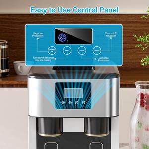 Nuevo Dispensador de Agua 3 en 1 sin Botella, Máquina de Hielo/Trituradora, 40lbs/24H, 1.8L, Cubos de Hielo en Forma de Bala, Eléctrico - Product Image 5