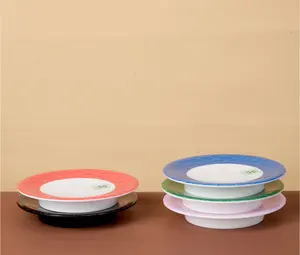 Klassische japanische 15cm Melamin-Sushi-Platte für Kaiten-Zushi-Förderband-Sushi-Platte