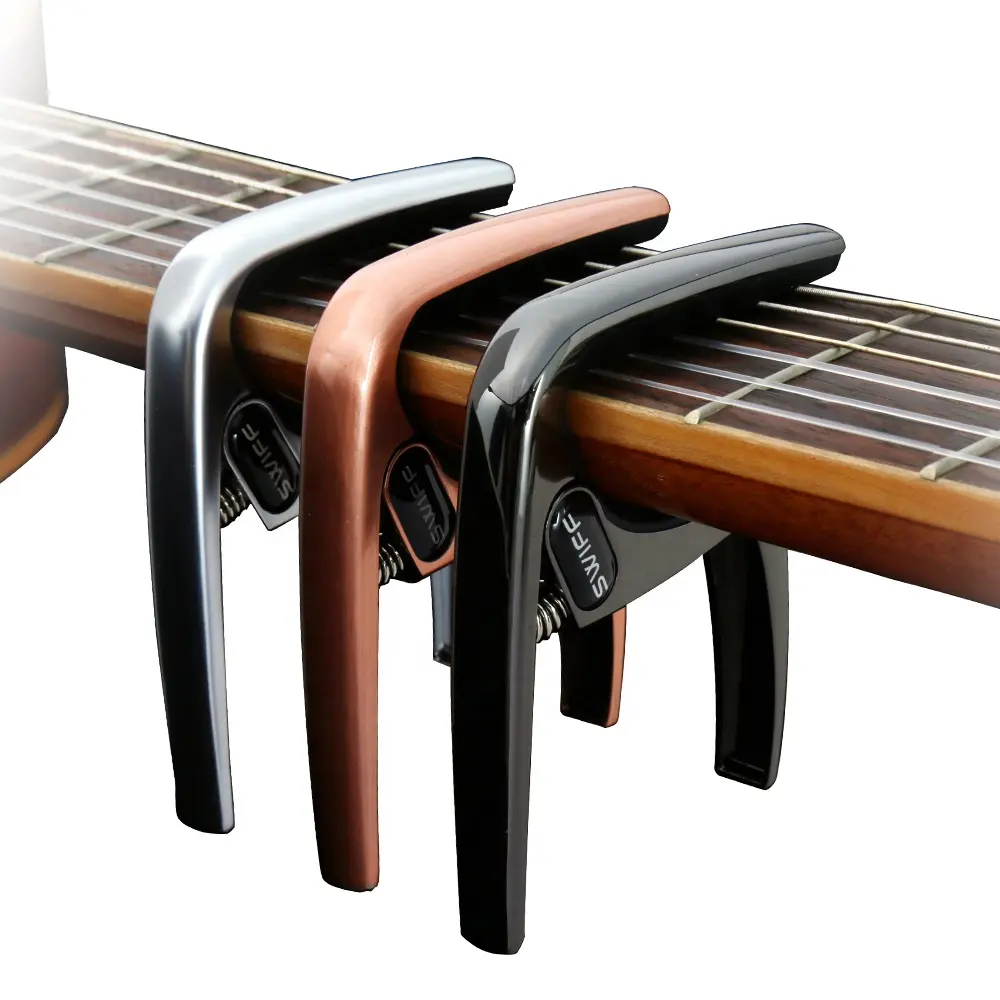 Capodastre pour guitare acoustique classique en ligne, pince à clés en alliage zin, accessoire pour instrument de musique