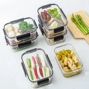 Boîte à déjeuner de 450ML pour conserver les aliments, compartiments pour le réfrigérateur, bac à légumes étanche, Bento en tissu pour repas et préparation