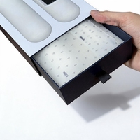 Custom Cardboard Drawer Box with Sponge Insert Shockproof Water Bottle Gift Box for Fragile Products Retail Packaging