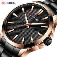 Jam Tangan Quartz CURREN 8322 Fashion Casual Bisnis Mewah Tahan Air Jam Tangan Pria Original untuk Pria Montre Relojes Homme