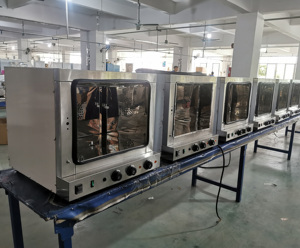 Four électrique à Convection, vente directe d'usine, four de boulangerie Commercial à <span class=keywords><strong>4</strong></span> plateaux - Product Image 4