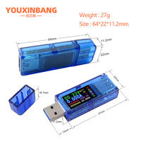Testeur USB AT35, multimètre de tension et de courant, chargeur standard, détecteur de capacité de batterie externe