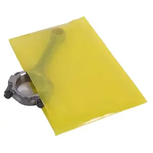 Plástico transparente azul amarillo gas fase corrosión inhibidor VCI bolsa antioxidante para piezas de automóviles