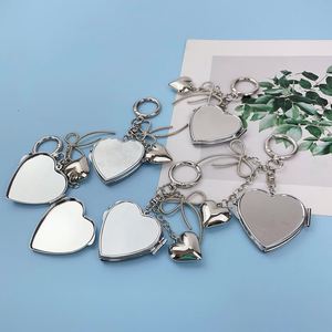 Private Label Heart-Shaped Mini <b>Makeup</b> Mirror Key Chain Folding Portable Private Label <b>Compact</b> Pocket Mirror - Product Image 6