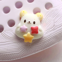 Breloques de chaussures en PVC personnalisées, en gros, de marque PINSHUO, avec logo original de designer, populaires, alphabet, dessin animé, 2D, 3D, écologiques