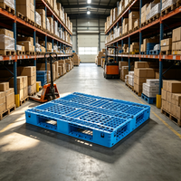 Palette en plastique HDPE à 9 pieds, 1200x1200mm, économique, pour charges légères, prix de gros pour entrepôt