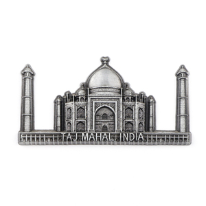 Magnete Frigorifero 3D Taj Mahal India, Souvenir Di Viaggio In Resina, 5x7 Cm - 6