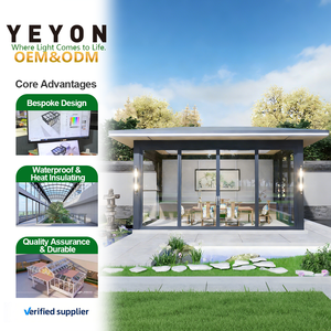 Yeyon 2026 OEM Chine Serre de Luxe Préfabriquée pour Chat, Design de Balcon de Haute Qualité, Véranda Extérieure Résidentielle en Verre - Product Image 1