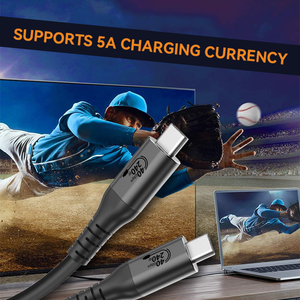 USB 4.0 C Cáp cho Samsung Google Pixel 100W PD 5A QC 4.0 nhanh chóng sạc USB C để USB C Cáp dữ liệu - Product Image 6