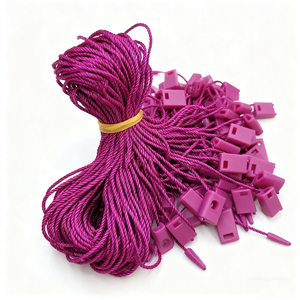 High Quality Low Price Hang Tag <strong>String</strong> hang Tag Rope <strong>Loop</strong> <strong>String</strong> Lock for Garment Clothes hang Tags Clothing Accessories - Product Image 1