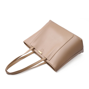 Sac Cuir de Fleur Pleine Tote Femme Classique Carré Minimaliste Luxe Discret 14 Pouces Ordinateur <span class=keywords><strong>Portable</strong></span> Sac à Épaule - Product Image 5