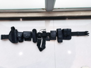 เข็มขัดยุทธวิธีอเนกประสงค์สำหรับผู้ชาย สีดำ ไนลอน 1680D + สายรัด PP ความยาว 140 ซม. หัวเข็มขัด PP - Product Image 2