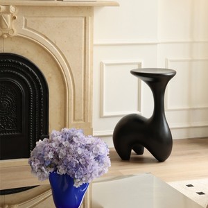 <b>Black</b> Resin Elephant Coffee <b>Table</b> Modern Sculpture <b>Side</b> <b>Table</b> For Living Room Home Decor Small Apartment Furniture - Product Image 5