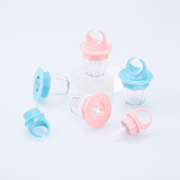 Flacon vide créatif en forme d'anneau pour gloss et vernis à lèvres, personnalisable avec logo