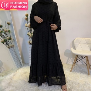 6294# Fashion Dress for Women Muslim Eid Ramadan Islamic Dress with Lining Women Clothing Wholesale - Product Image 1