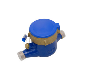 Compteur d'eau multi-jets à sec en laiton LXSG-15-50, réglable externement, horizontal, séparation eau froide et eau usée, personnalisable OEM - Product Image 2