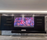 Cinéma laser 4K à ultra courte focale pour salon, taux de rafraîchissement élevé, gaming, écran Starlight S2 de 100 pouces, armoire personnalisée en option