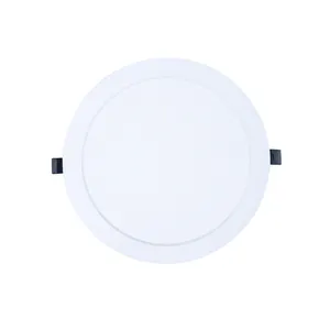 Super Quality Round Panel 5w 9w 12w 18w 24w 36w Ultra Thin Ceiling Recessed Mounted LED Office Commercial Led Panel Light