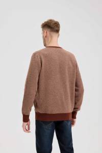 سترة شتوية رجالية من الصوف الخالص <span class=keywords><strong>12GG</strong></span> مع شعار أمامي منسوج، تصميم مخصص من الشركة المصنعة MT45 - Product Image 4