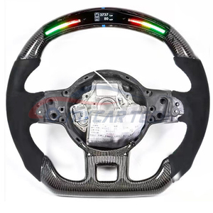 Volant en fibre de carbone pour V-W R36 <span class=keywords><strong>R32</strong></span> V-W R20 <span class=keywords><strong>Gt</strong></span>-i Scirocc-o Gl-i Volant de course automobile convertible - Product Image 5