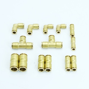 Brass màu sắc tự nhiên khí nén phù hợp 1 <span class=keywords><strong>4</strong></span> inch G chủ đề ống đồng nối cho điều khiển không khí công nghiệp và hệ thống van - Product Image 5