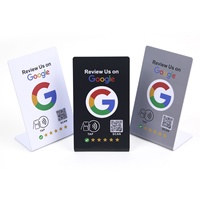 Support de table NFC personnalisé YTS avec code QR pour avis, menu de restaurant et réseaux sociaux