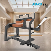 Machine professionnelle de musculation des mollets assis MND F62 pour salle de sport commerciale et centre de fitness, durable