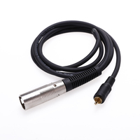 Câble adaptateur Audio HIFI RCA mâle vers XLR, cordon d'ampli, plaqué or, en cuivre, pour haut-parleurs, amplificateur