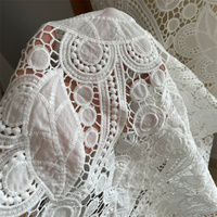 Tissu de robe de mariée en dentelle de paillettes de broderie en gros d'usine