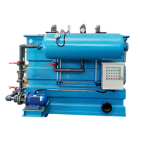 Station de prétraitement des eaux usées, système de réutilisation de l'eau, machine à flottation à air dissous, filtration PLC et moteur