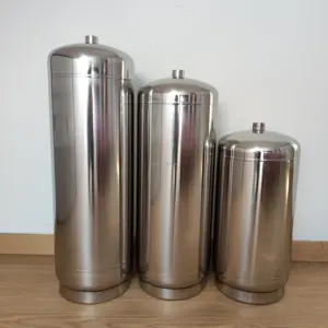 25L Trolley Cylinder Stainless Extinguisher Cylinder Finely Poshed Empty Stainless Cylinder Fire Fighting Anshengfire