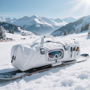 Borsa da sci in Nylon con Logo personalizzato OEM \ ODM borsa da viaggio per sport invernali di grande capacità per scarponi da sci e attacchi - Product Image 3