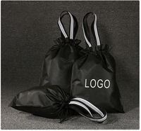 Sac cadeau pliable en polyester personnalisé avec logo sur mesure, réutilisable, non tissé