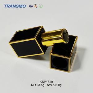 Emballage cosmétique carré, tube/étui à rouge à lèvres doré, vente en gros, conteneur à rouge à lèvres de haute qualité - Product Image 5