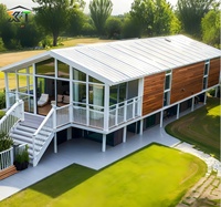 Bon prix, maison conteneur pliable et extensible de 20 pieds et 40 pieds, préfabriquée pour villas, mini-maison mobile, prête à vivre, 2, 3, 4 chambres