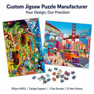 Componenti Personalizzati per Giochi da Tavolo in Cartone Mini, Puzzle Colorati e Divertenti per Bambini - Product Image 1