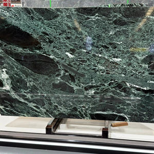 Dalles de marbre <span class=keywords><strong>Alpes</strong></span> Verde italiennes de qualité supérieure Carreaux Pierre veinée blanche verte naturelle pour salle de bain Hall Comptoirs de salon Mur - Product Image 1