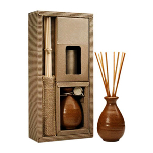 Diffuseur de parfum personnalisé avec boîtes d'emballage, bouteille <span class=keywords><strong>en</strong></span> verre de 500ml, fabricant de bougies, ensemble de papier, cadeau avec fenêtre transparente - Product Image 1