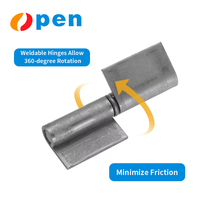 Charnières de porte en métal, charnières de haute qualité, accessoires de soudage, charnières en acier inoxydable, offre spéciale